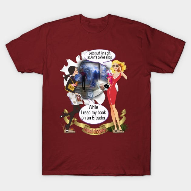 Virtual Shopping T-Shirt by Just Kidding by Nadine May